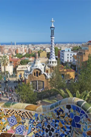 Vista de Barcelona desde el Park Güell